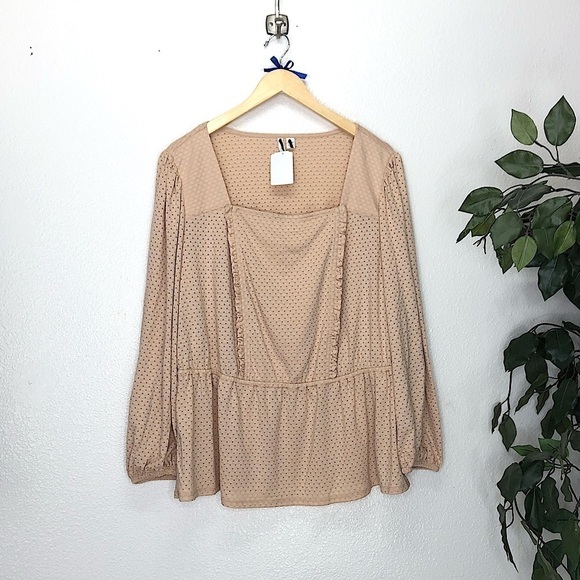 NWT PLUS Blush Boutique Top - Picture 1 of 6